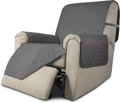 Vista 17 de Easy-Going - Funda reversible para sofá, resistente al agua, con varillas de espuma y correas elásticas, protector de muebles para mascotas y perros