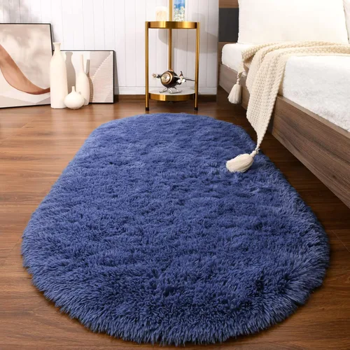 Vista 25 de Softlife Alfombras Esponjosas para Dormitorio, Alfombra de Área Peluda Bonita para Niñas y Niños Habitación de Bebé Decoración del Hogar, 2 x 5 Pies