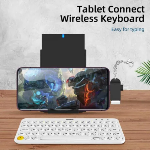 Vista 6 de Adaptador USB C OTG, Micro USB 2 en 1 y convertidor tipo C a USB 3.0 con transferencia de datos de 5 Gbps para teléfonos Android, tabletas