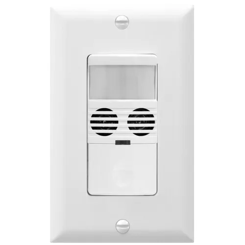 Vista 10 de Enerlites - Apagador de luz activado por sensor de movimiento de presencia y ausencia, iluminación nocturna LED inteligente, 1 Occupancy/Vacancy