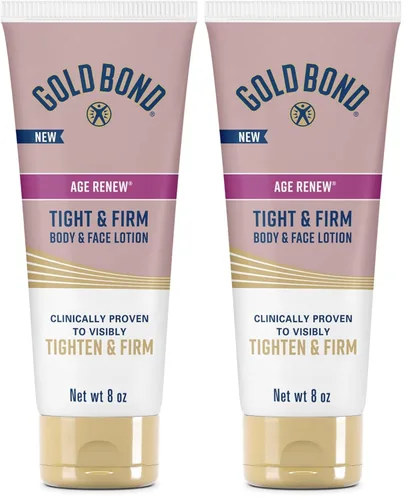 Vista 10 de Gold Bond Age Renew Loción Corporal y Facial Reafirmante y Tonificante con Proteínas y Lípidos, Loción Reafirmante de la Piel para Mujeres y Hombres
