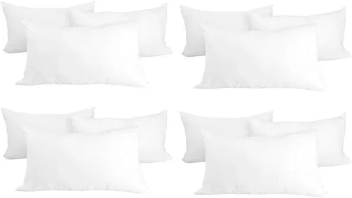 Vista 5 de Hometex Canada Relleno de almohada de 14 x 24 pulgadas, funda de tela de poliéster de primera calidad