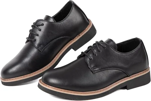 Vista 7 de CHERRY POPO Mocasines para niños, zapatos de barco casuales para niños, zapatos de vestir para niños