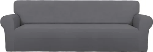 Vista 91 de PureFit Funda súper elástica para sofá reclinable con bolsillo, funda de sofá suave y antideslizante de elastano, lavable, protector de muebles
