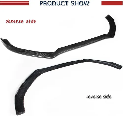 Vista 6 de Borde de parachoques delantero de fibra de carbono para Audi A5 B8.5 Sline S5 2012-2016 2 puertas 4 puertas alerón de barbilla delantero alerón