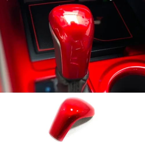 Vista 10 de ERIDANUS Accesorios para automóviles compatibles con Toyota Camry 2023 2022 2021 2020 2019 2018nterior Palanca de cambios (estilo fibra de carbono)