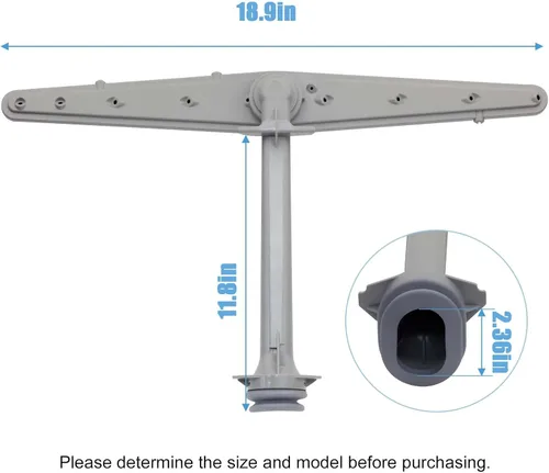 Vista 2 de 5304506740 (AP6036364) Brazo rociador para lavavajillas, conjunto de brazo de lavado central compatible con Frigidaire, lavavajillas Ikea reemplaza