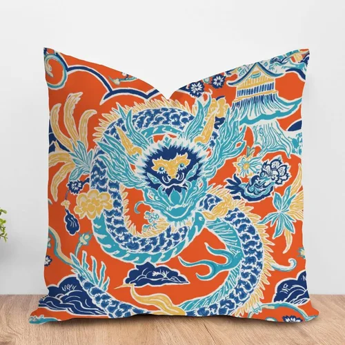 Vista 104 de ArogGeld Funda de cojín con flores verdes y blancas con flores grises y negras y hojas verdes en estilo chinoiserie, funda de almohada cuadrada