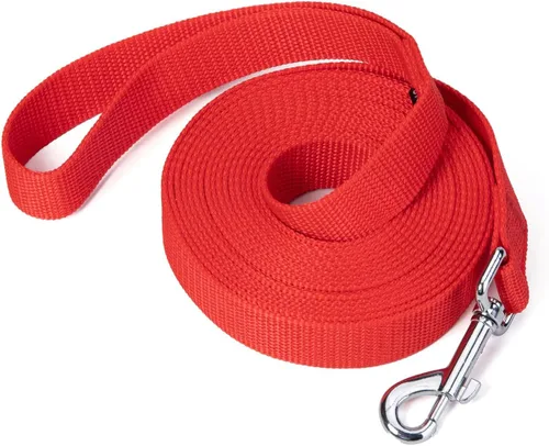 Vista 24 de Correa de entrenamiento de nailon resistente y duradera, cuerda de tracción de 1 pulgada de ancho, 6 pies de largo, para perros pequeños y medianos