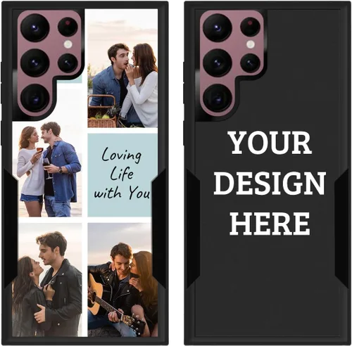 Vista 15 de Funda protectora personalizada con foto para Samsung Galaxy S22 5G, con imagen, texto, logotipo, [probada en caídas de grado militar], resistente