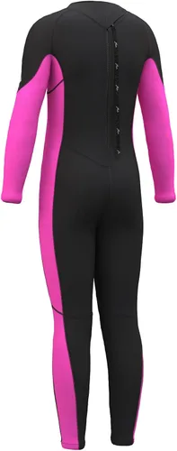 Vista 2 de Hevto Kids Wetsuit 3/2mm Neoprene Full Suit Back Zip for Girls