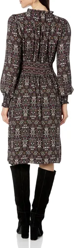 Vista 2 de Max Studio Women's Flat Crepe Fuax Wrap Dress