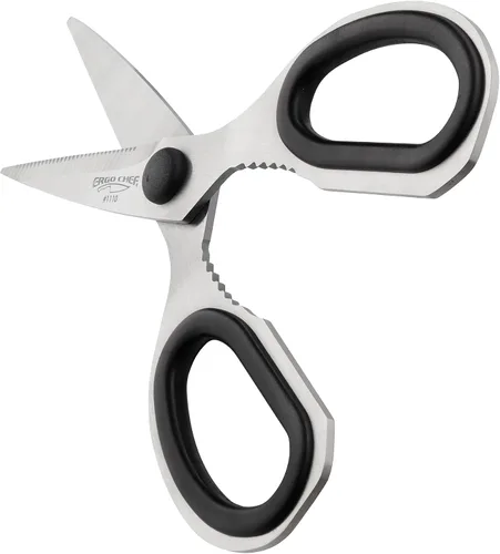 Vista 6 de Ergo Chef Tijeras de cocina multiusos, tijeras de acero inoxidable resistentes de alta calidad, aves de corral ultra afiladas, multifunción