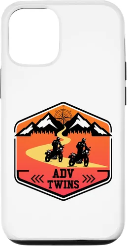 Vista 11 de iPhone 12 mini Adv Twins Riders Motorcycle Biker Off-Road Brother Sister Case