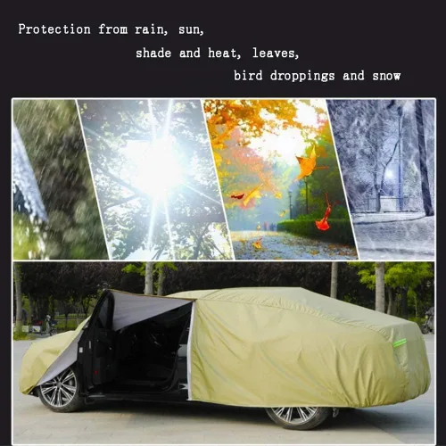 Vista 3 de DUBOM Car Cover Outdoor Waterproof for KIA Cerato IV Saloon, Car Covers Waterproof Breathable Large, Car Cover Dustproof Anti-UV Anti-Scratch Car