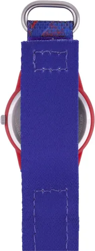 Vista 3 de Marvel Spider-Man - Reloj analógico de cuarzo con correa de nailon para niños Rojo Reloj analógico Spider-Man