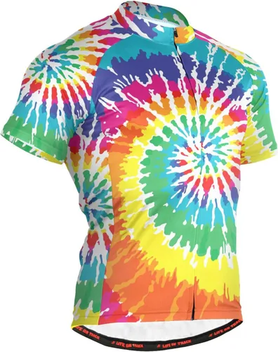 Vista 32 de Camiseta de ciclismo de manga corta para hombre Multi-Color 1