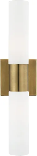Vista 5 de Livex Lighting 10102-05 Aero - Luz de baño con 2 luces, cromada, 4.5" x 18