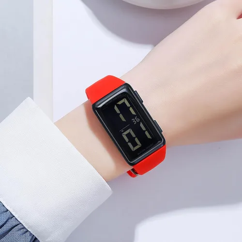 Vista 5 de Reloj de pulsera digital para mujer, resistente al agua, con visualización de la semana