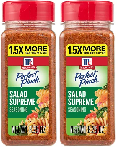 Vista 4 de McCormick, Perfect Pinch, Salad Supreme Seasoning, 2.6oz Container (Pack of 3)
