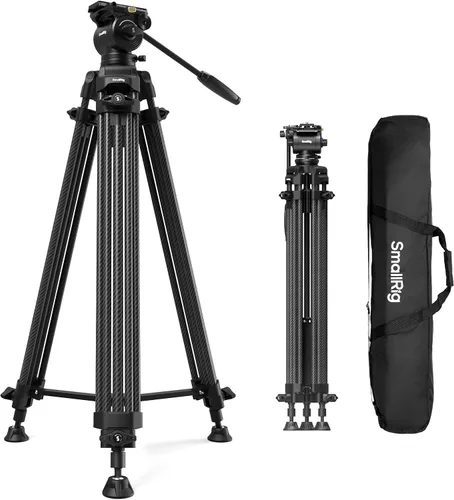 Vista 12 de SMALLRIG - Trípode de video de aleación de aluminio resistente de 73