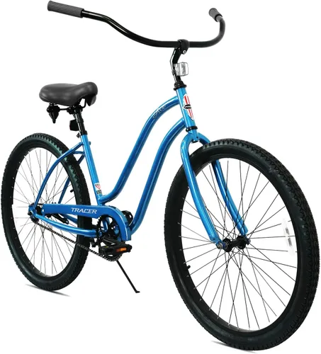Vista 9 de Tracer ACE - Bicicleta crucero de playa de una sola velocidad de 26 pulgadas con freno de posavasos para hombres y mujeres, varios