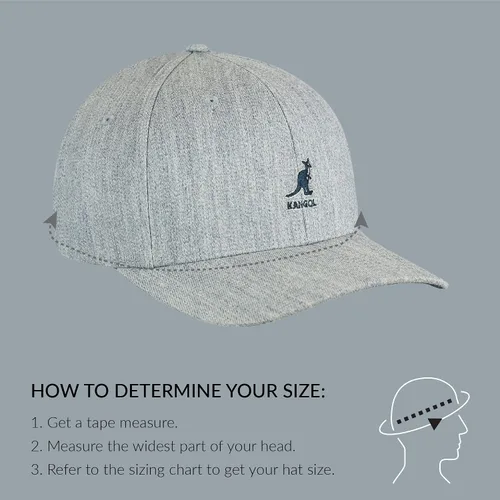 Vista 5 de Kangol Béisbol Flexfit de lana para hombre y mujer