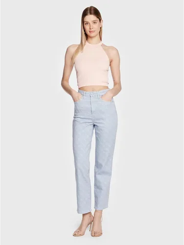 Vista 5 de GUESS Top sin mangas Tori con encaje sin costuras para mujer