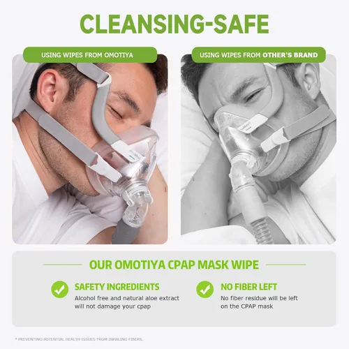 Vista 5 de CPAP - Toallitas para máscara con aroma a cítricos, paquete súper jumbo de 160 unidades, extra grandes y húmedas, sin pelusas, sin alcohol, seguras