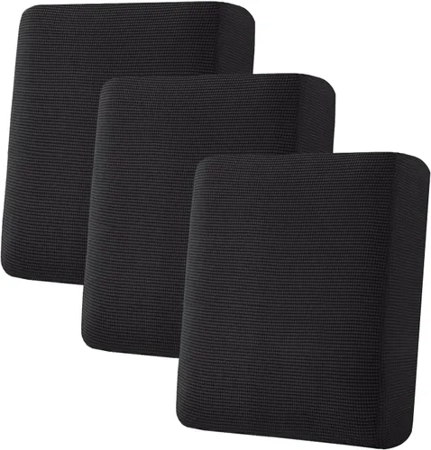 Vista 57 de ADPON Fundas de sofá modular, funda de cojín para sofá o sillón en forma de L, funda separada para sofá seccional izquierdo o derecho (1 diván, gris)