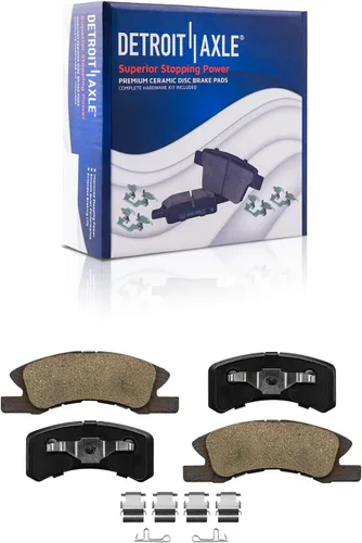 Vista 114 de Detroit Axle - Pastillas de freno para Avalanche Express Suburban Savana Yukon XL 1500 Chevy Tahoe GMC Cadillac Escalade, Pastillas de freno