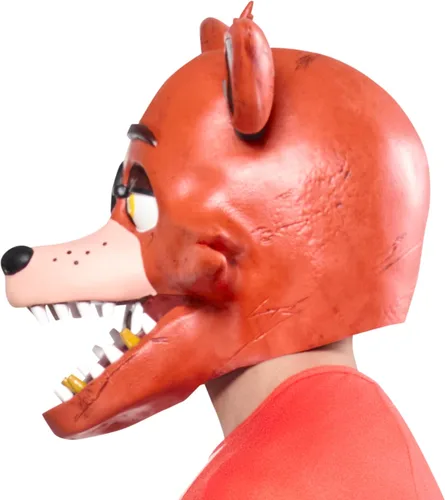 Vista 4 de Rubies Máscara de látex para disfraz de cinco noches en Freddy's Deluxe para adulto
