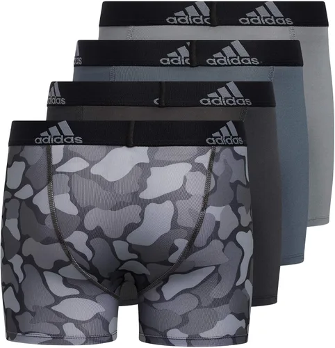 Vista 5 de adidas Kids-Boy's Performance Boxer Briefs Underwear (4-Pack)
