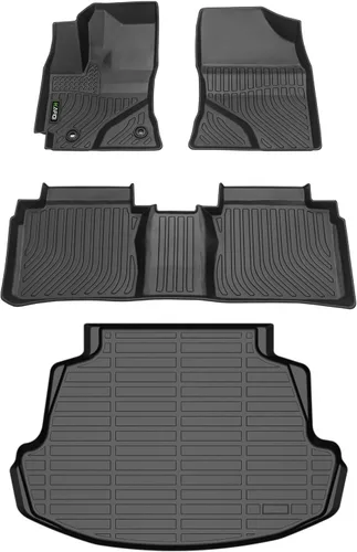 Vista 130 de Alfombrilla de maletero para todo tipo de clima para Mazda CX-30 2020-2025 2026, accesorios de maletero de auto de ajuste personalizado - Negro