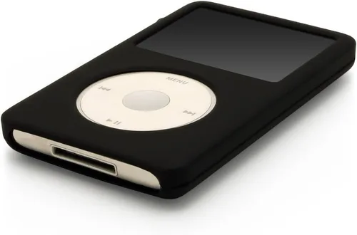 Vista 2 de para Funda iPod Classic, Funda de silicona para Apple iPod Classic 6ª 7ª 80GB, 120GB delgada 160GB y iPod Video 5ª 30GB + Protector de pantalla