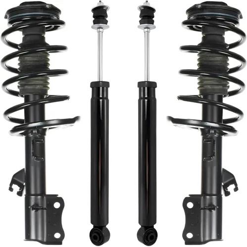 Vista 69 de Detroit Axle - Kit de amortiguadores de 4 puntales para Ford Escape 14-19, 2 puntales delanteros con resorte helicoidal 2 amortiguadores traseros