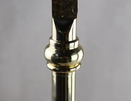 Vista 7 de Haolin Arts Crafts 73.22 "H Crosier Brass G-29. Nuestra compañía tiene 48 tipos de crozier para su elección.