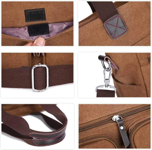 Vista 7 de ToLFE Bolso de mano con asa superior para mujer, bolso de hombro, bolso de mensajero, bolso cruzado, bolsa de viaje para trabajo