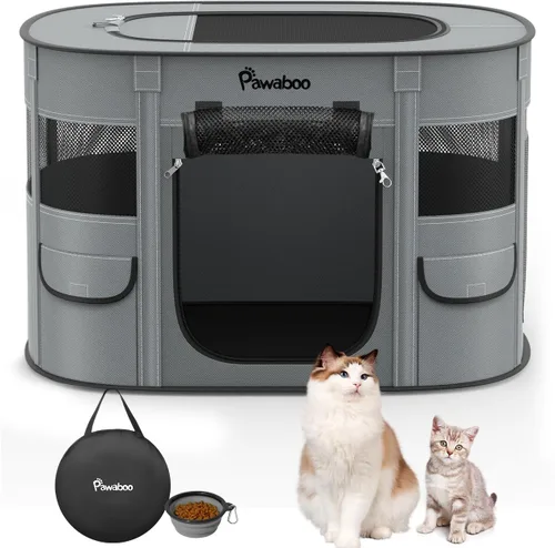 Vista 10 de Pawaboo Jaula para corralito para perros para interiores y exteriores A-Verde Aguacate