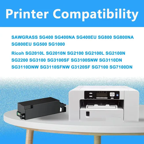 Vista 2 de LCL Reemplazo de la unidad de recolección de tinta residual compatible para el tanque de mantenimiento Sawgrass Virtuoso SG400 SG500 SG800 SG1000