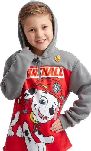 Vista 5 de Nickelodeon Sudadera de Paw Patrol para niños - Sudadera con capucha de forro polar con cremallera de 14 Chase, Marshall (2T-7)