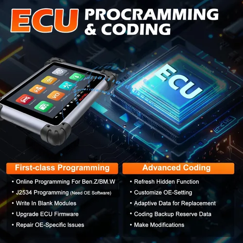Vista 3 de Autel Escáner de diagnóstico MaxiSys Elite II Pro 2026, herramienta de programación ECU J2534 (como Ultra/MS908S PRO II), CAN FD y DoIP, control