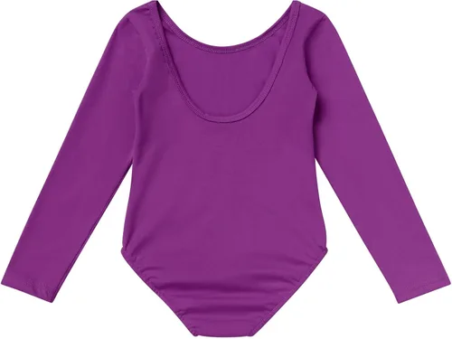 Vista 3 de AFAVOM Disfraz de entrenamiento para niñas de los años 80 para niños, disfraz de Halloween, cosplay, leotardo de manga larga, leggings y diadema