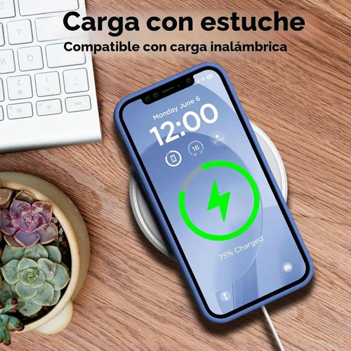 Vista 8 de Funda para iPhone 12 Pro Max, [2 protectores de cámara + 2 protectores de pantalla], funda protectora de silicona de cuerpo completo a prueba