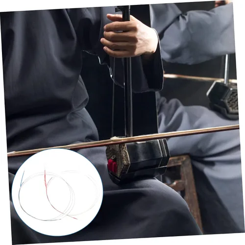 Vista 7 de ABOOFAN 15 Sets Erhu Cuerdas Gitarre Instrumento Erhu Instrumentos Musicales Sitar Instrumento Khaen Instrumento Guitarra Kit Urheen Accesorios