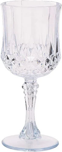 Vista 10 de Fun Express Copas de vino de plástico sin BPA con estampado ámbar, 12