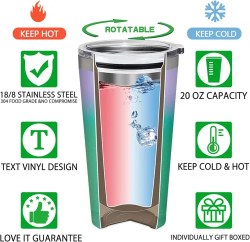Vista 8 de Grifarny Regalos para terapeutas, salud mental, regalos para fisioterapeutas, regalos para mujeres, Navidad, regalo de terapia para terapeutas, vaso