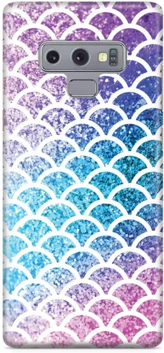 Vista 20 de Inspired Cases - Funda con textura 3D para iPhone Xs Max - Funda protectora de goma para Apple iPhone Xs Max - Escamas de sirena - Arco iris