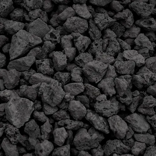 Vista 4 de Onlyfire Roca de lava negra de 10 libras para hoguera/chimenea/parrilla de Negro