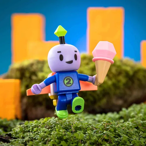 Vista 5 de Roblox Action Collection - Robot 64: Beebo + DuelDroid 5000 Paquete de dos figuras [incluye 2 artículos virtuales exclusivos]